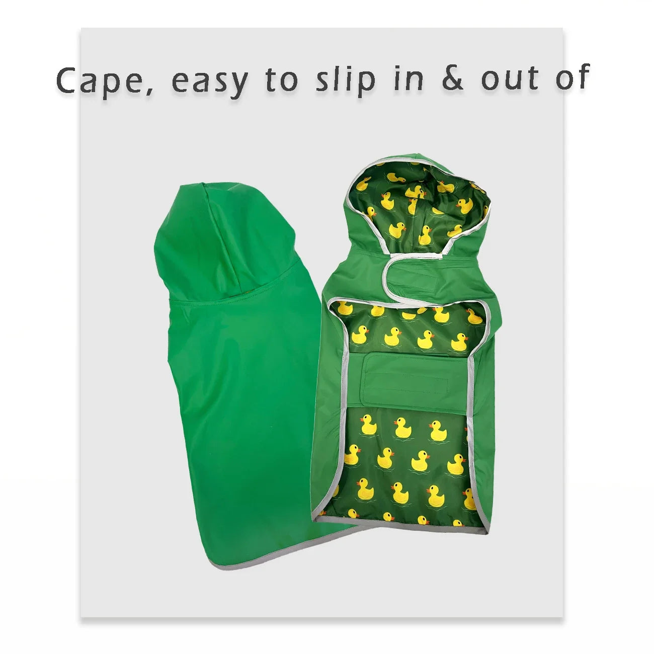 Two-Way Double-Layer Dog Raincoat For All-Weather Use