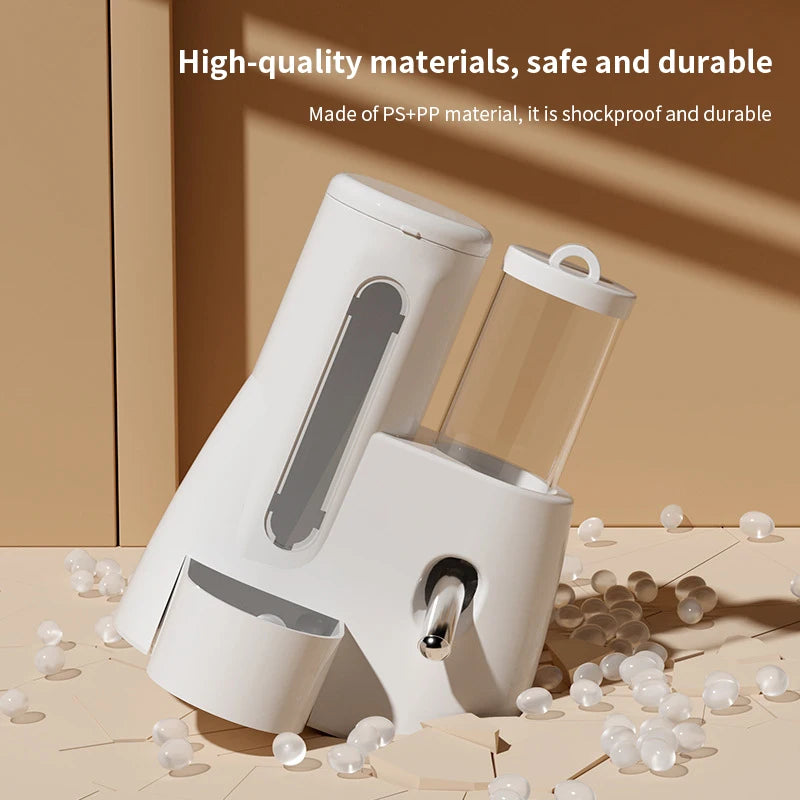 2 In 1 Hamster Water Bottle And Food Bowl Automatic Fountain