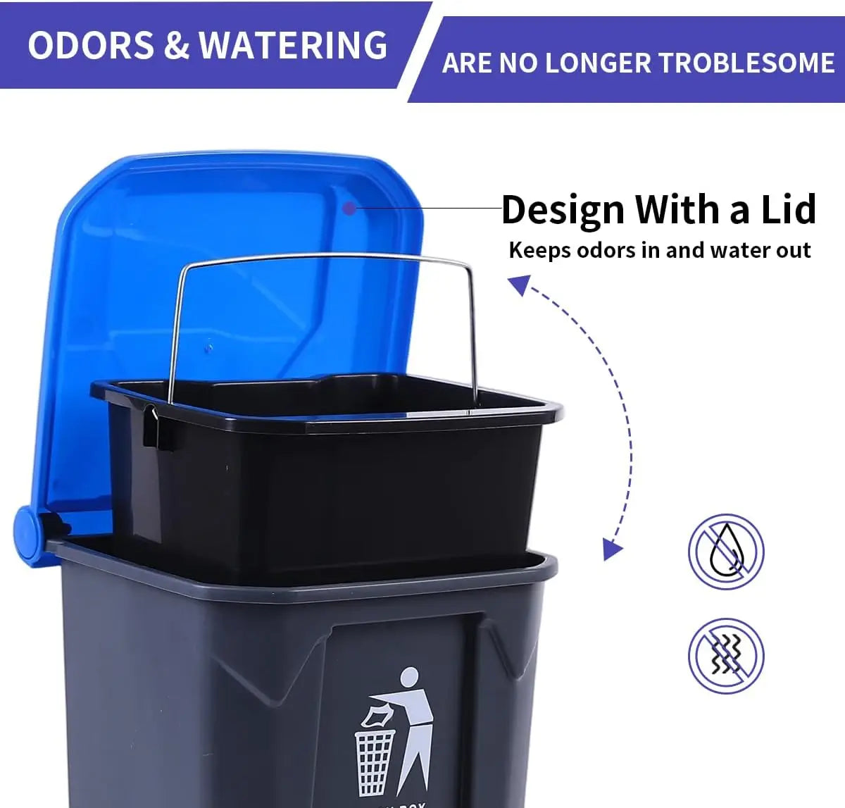Pooper Scooper Two Pack With Removable Inner Bucket