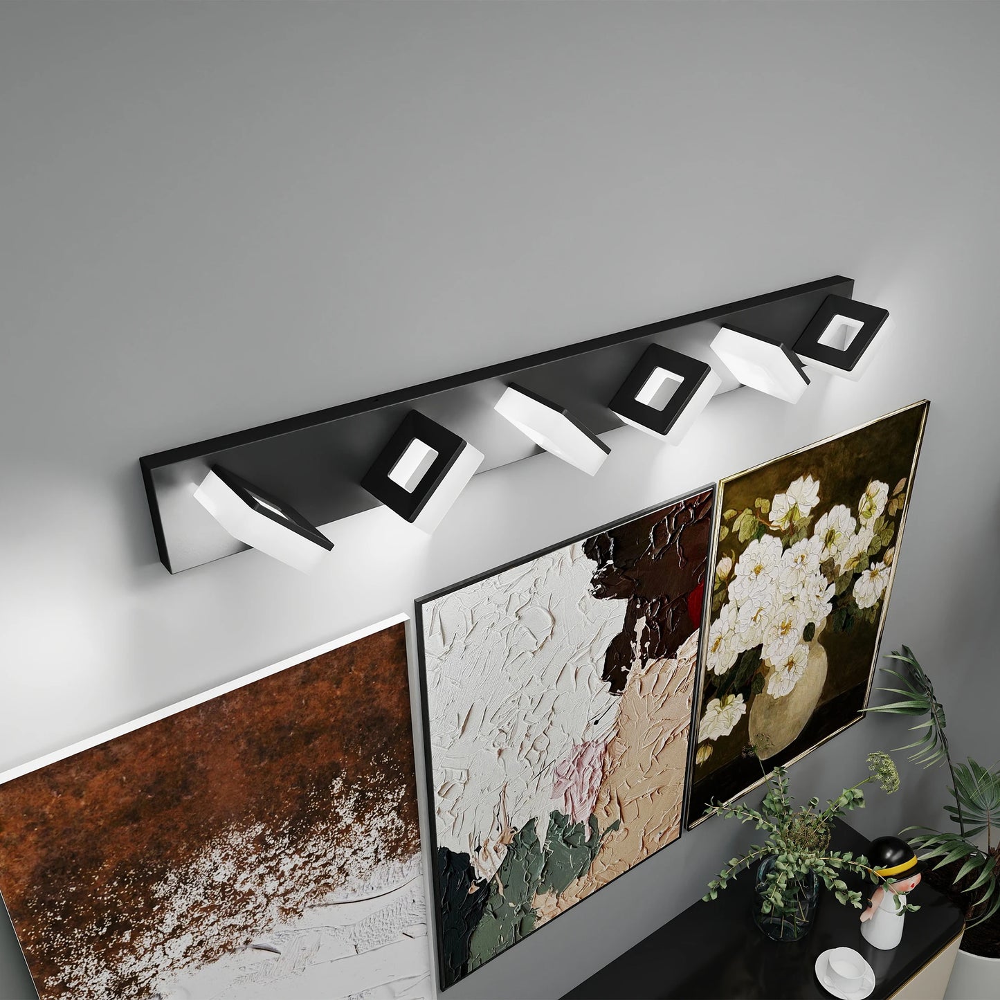 Modern LED Bathroom Vanity Light Wall Fixture With White LED