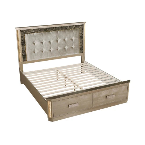 5-Piece Wood Bedroom Set For Modern Home Furniture