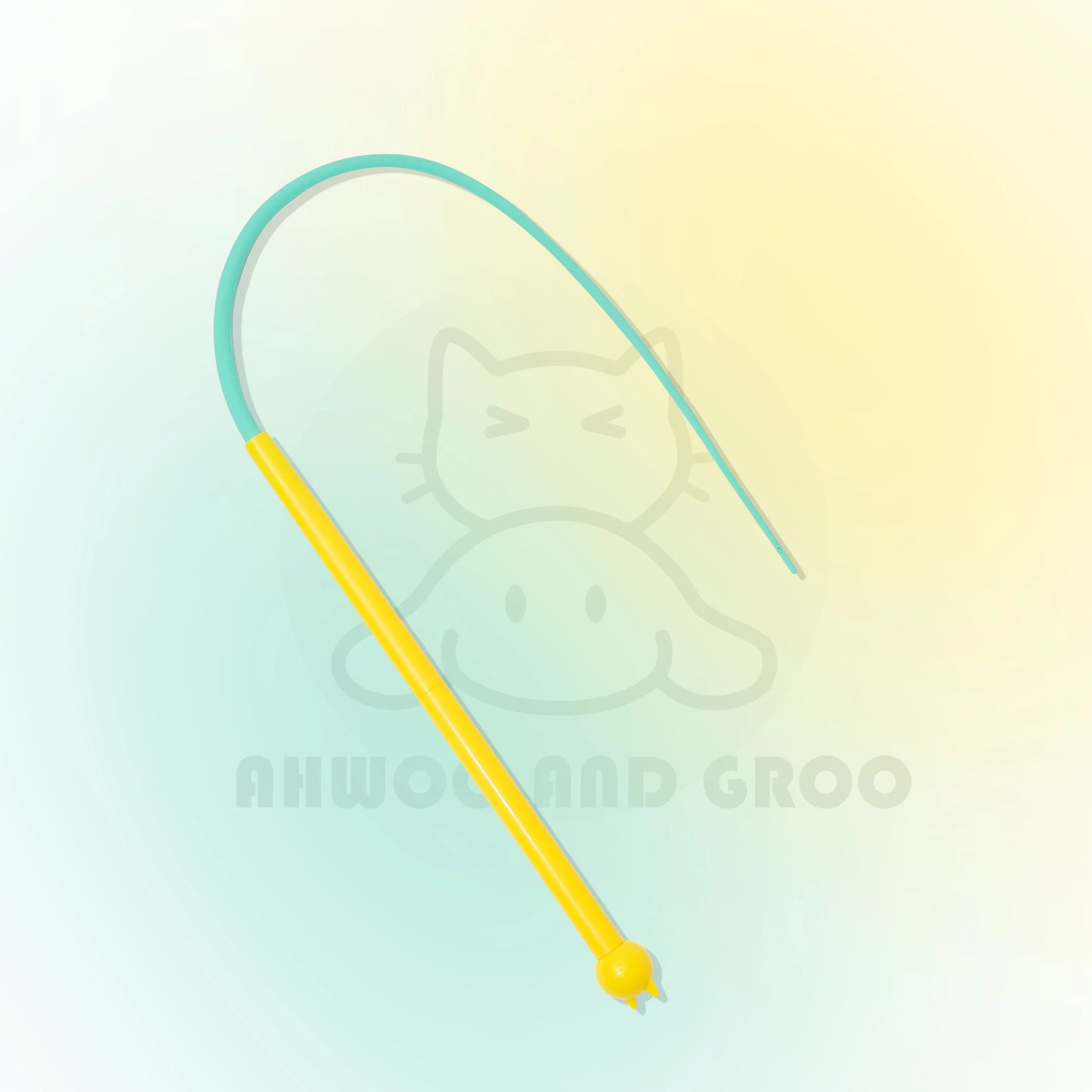 Mouse Tail Cat Toy Teaser With Bell Silicone Long Tail