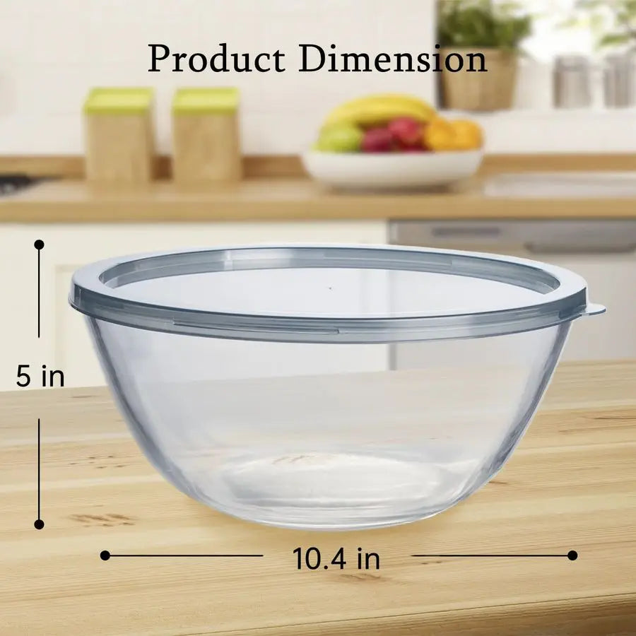 XMSJ Glass Mixing Bowl for Sourdough Bread Proofing