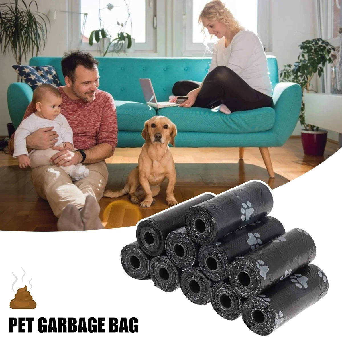 NONED Poop Bags Dispenser Kit For Dogs And Cats