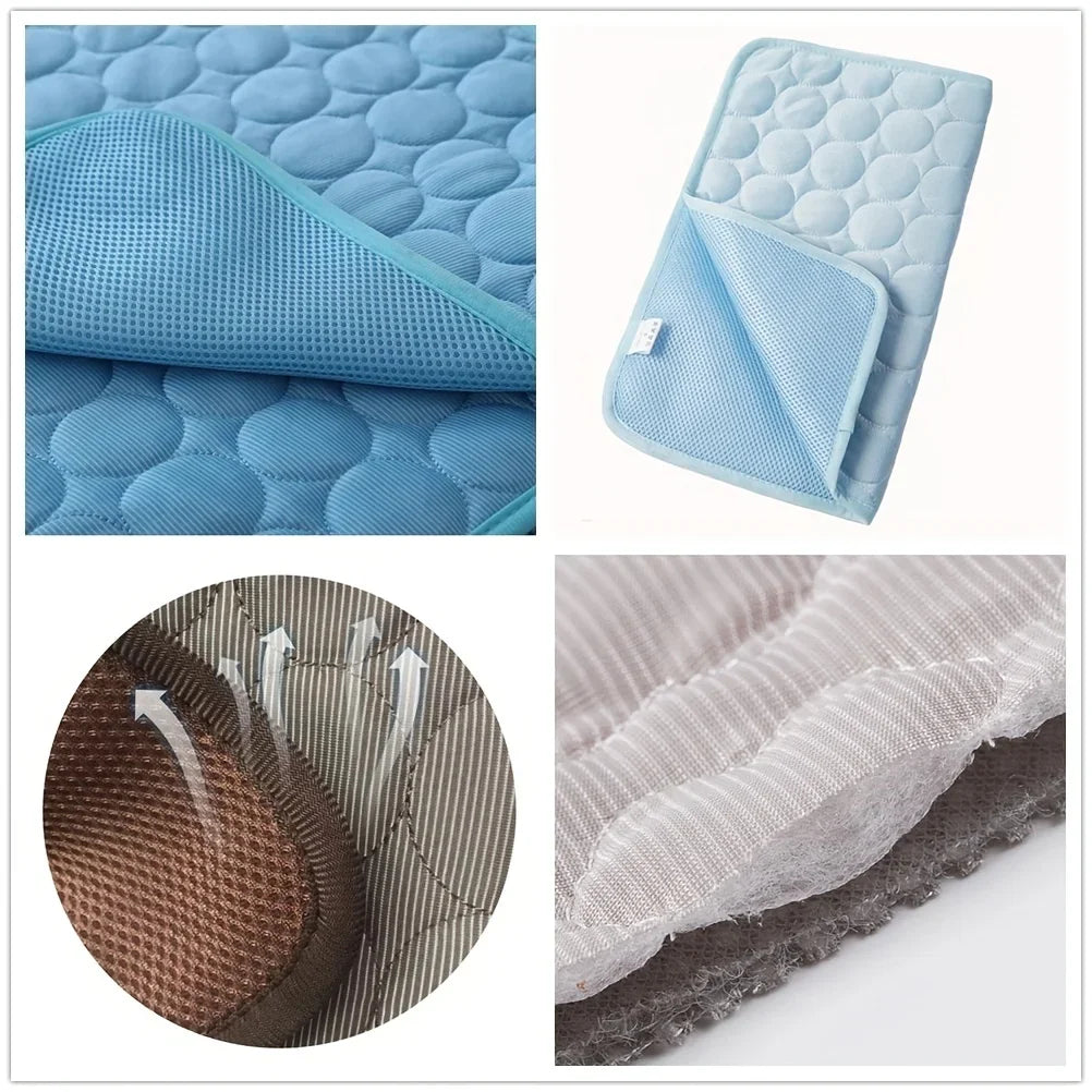 BeiYu Pet Durable Cooling Mat for Dogs and Cats Soft