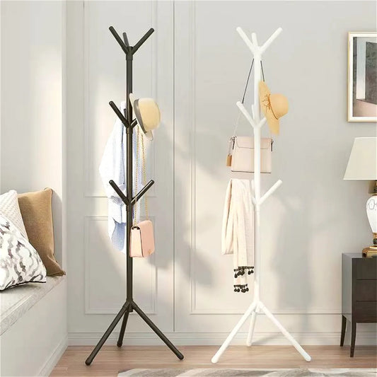 Vertical Tree Branch Floor To Floor Coat Rack For Clothes Hats