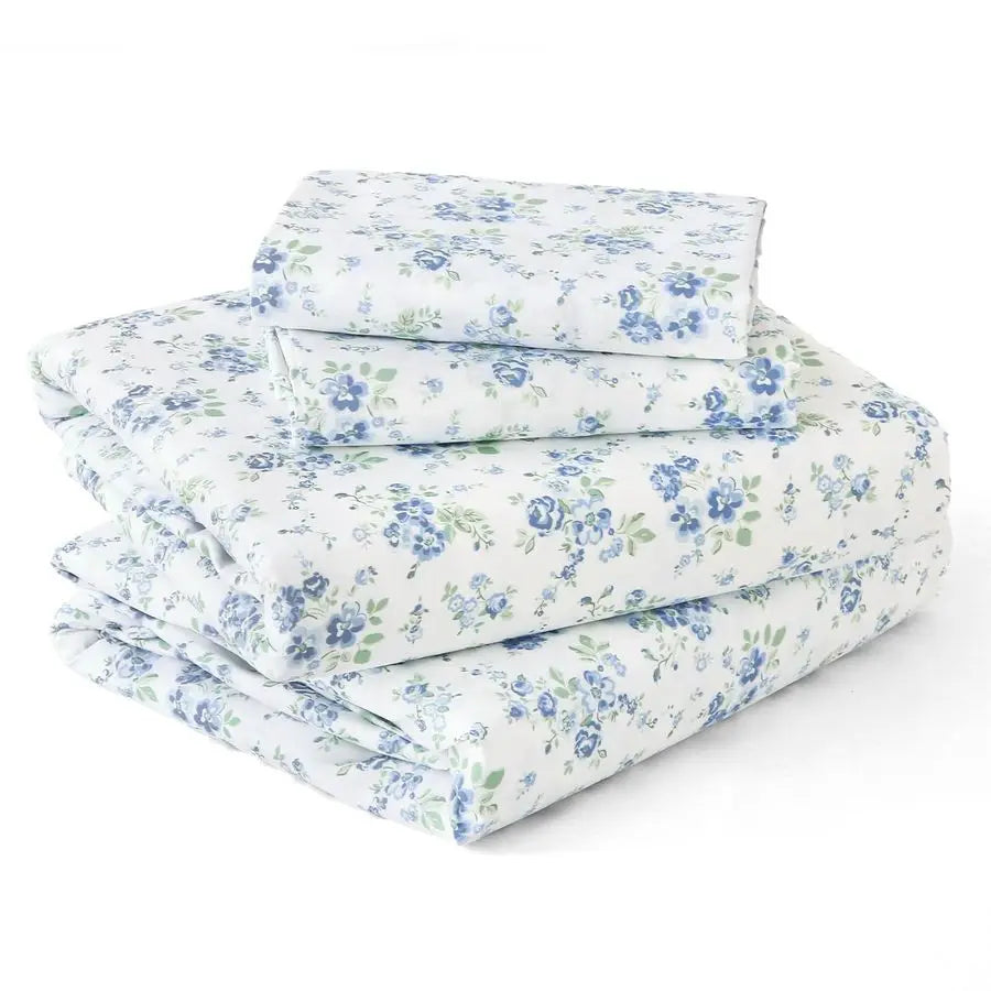 4 Piece Sheet Set, Soft Breathable Sheets With Deep Pocket