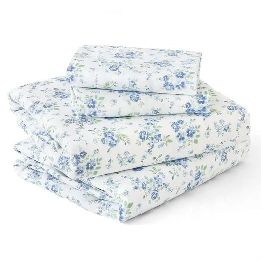 4 Piece Sheet Set, Soft Breathable Sheets With Deep Pocket