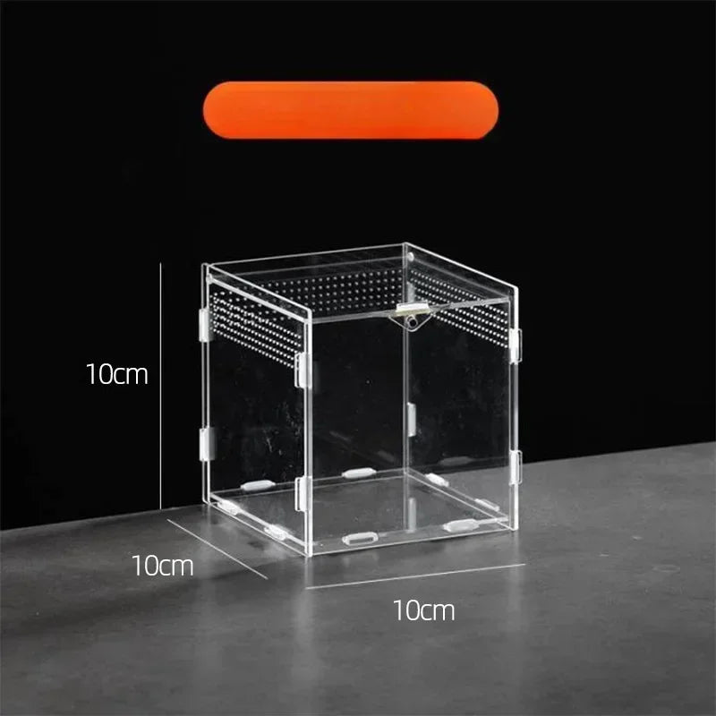 Acrylic Reptile Terrarium Breeding Box Enclosure For Pets