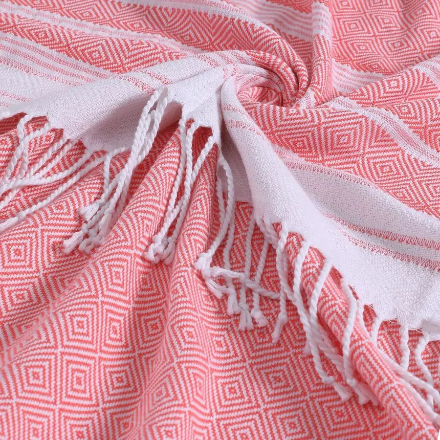 Six Pack Oversized Turkish Beach Towels Quick Dry Sand Free