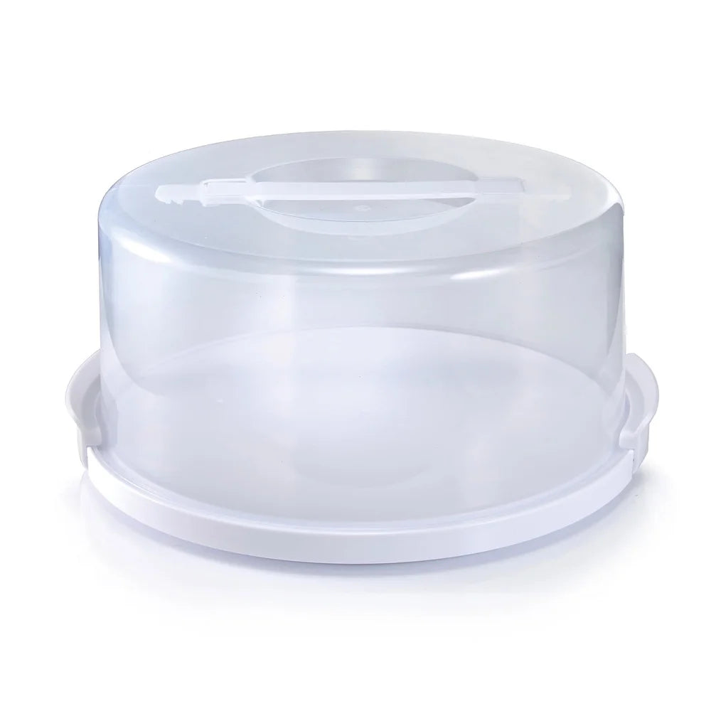 Clear Cake Carrier With Nonstick Round Pans 2 Pack