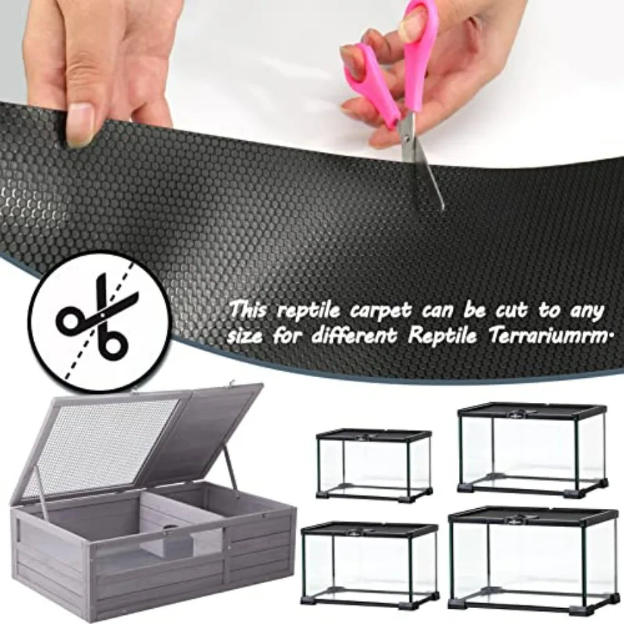 Reptile Terrarium Carpet Substrate For Bearded Dragons And More