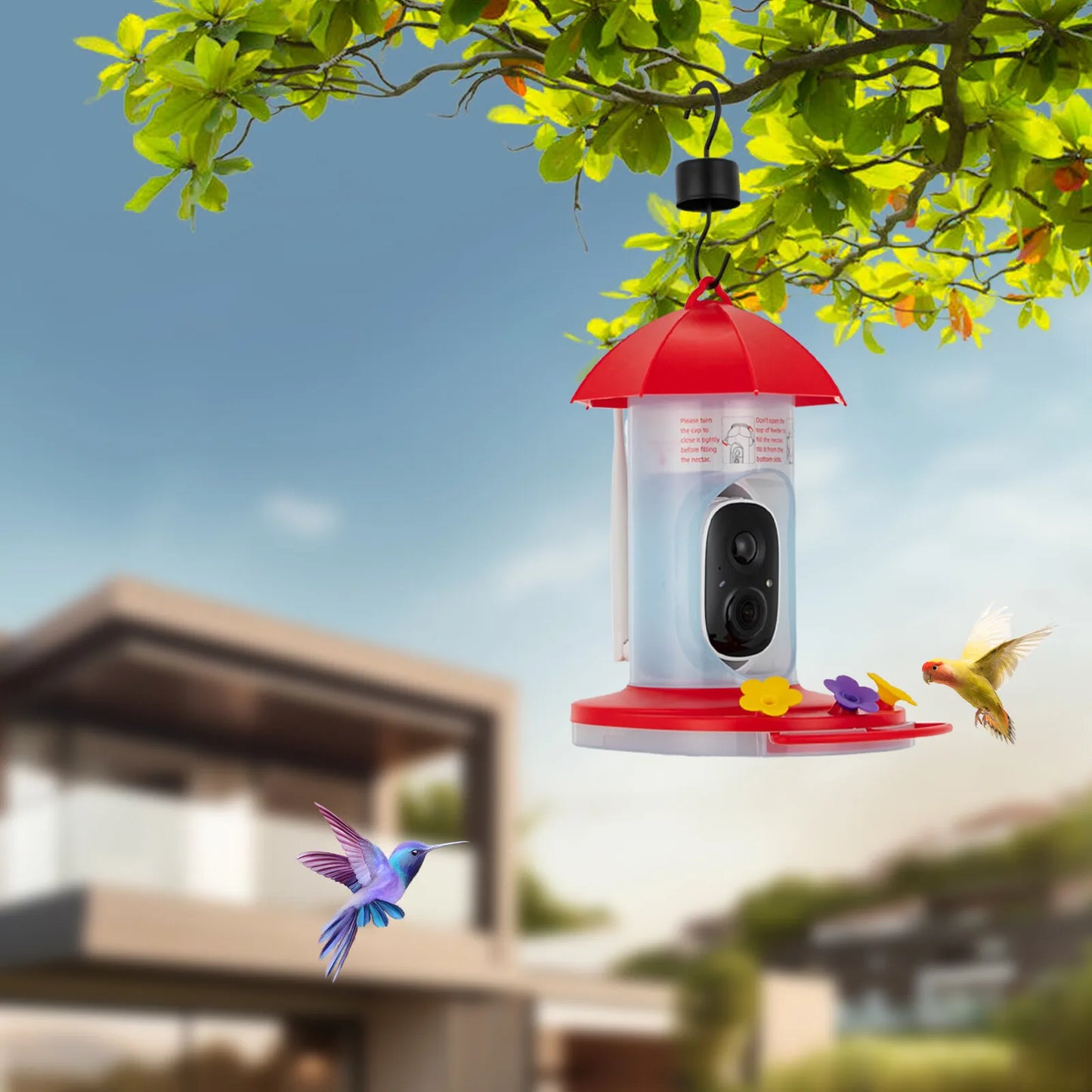 Smart Bird Feeder With Remote Viewing And 128GB Card