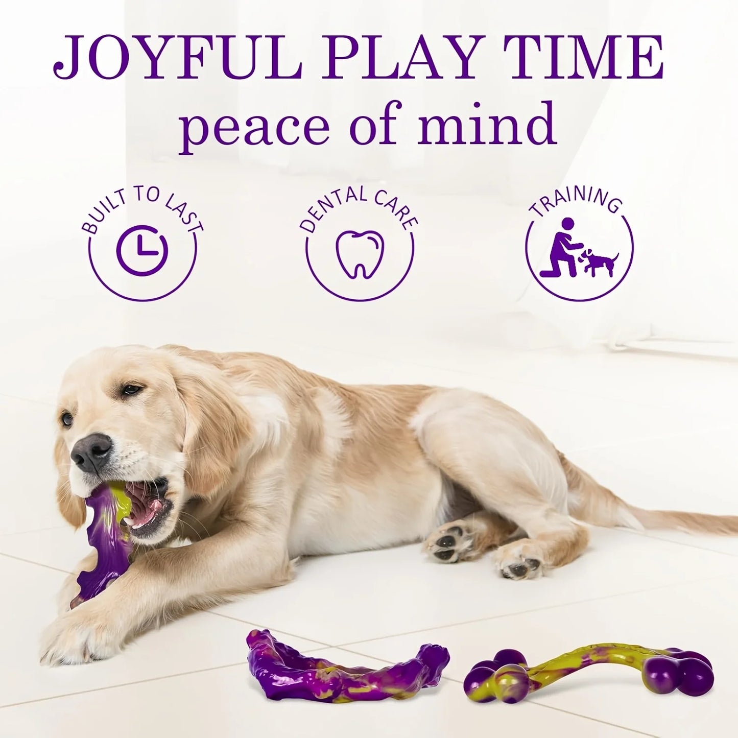 Aggressive Chewers Indestructible Dog Toy for Large Breeds