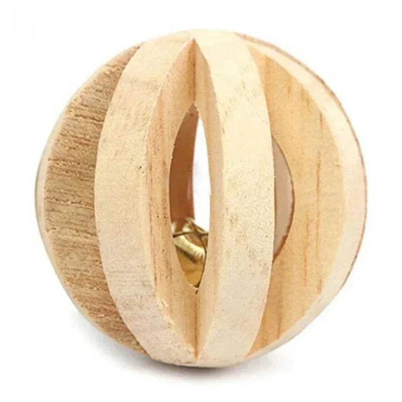 Natural Pine Wood Chew Toys For Small Pets Teeth Grinding