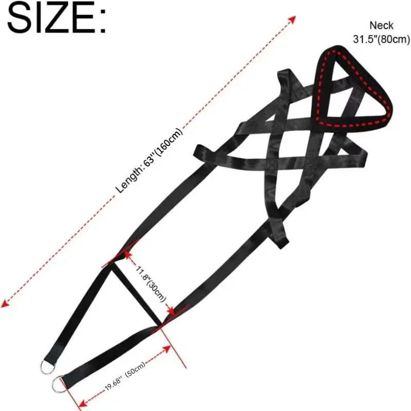 Working Dog Pull Training Leash And Sled Safety Belt