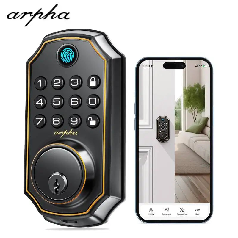 Arpha D280 Keyless Entry Smart Lock With Fingerprint Keypad
