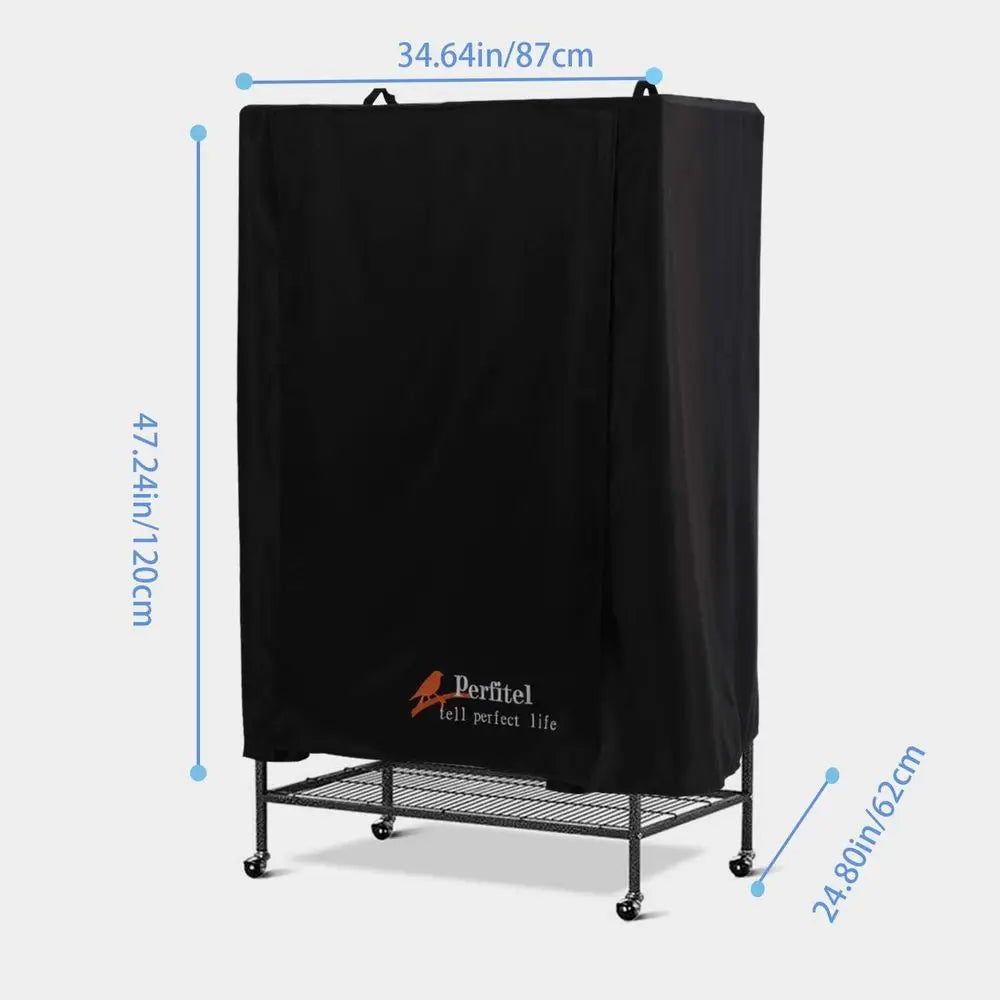 Breathable Washable Bird Cage Cover for Nighttime Use