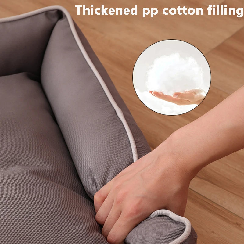 Four Season Square Dog Bed Sofa Cushion Waterproof Durable