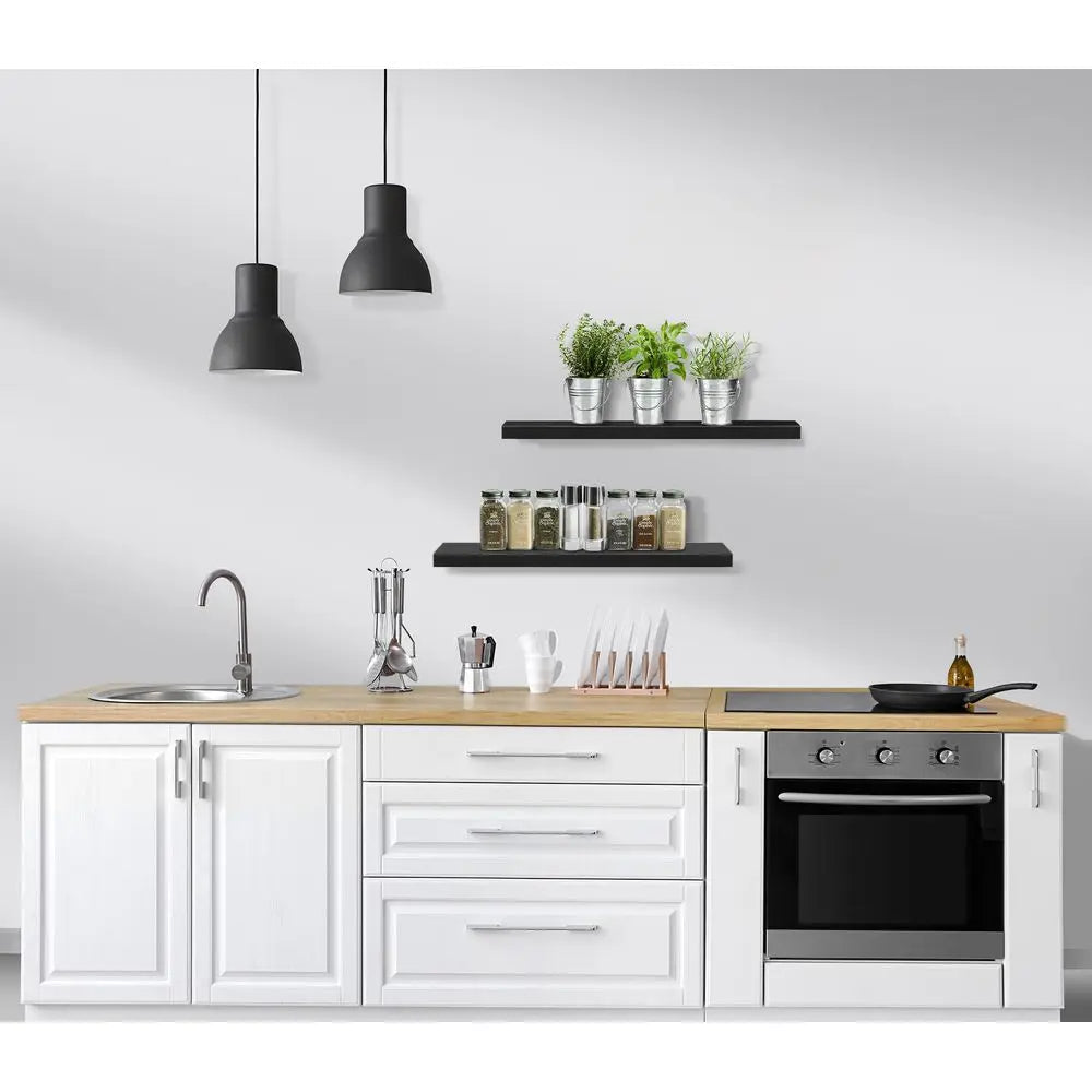 Floating Wall Shelves for Home Display and Storage
