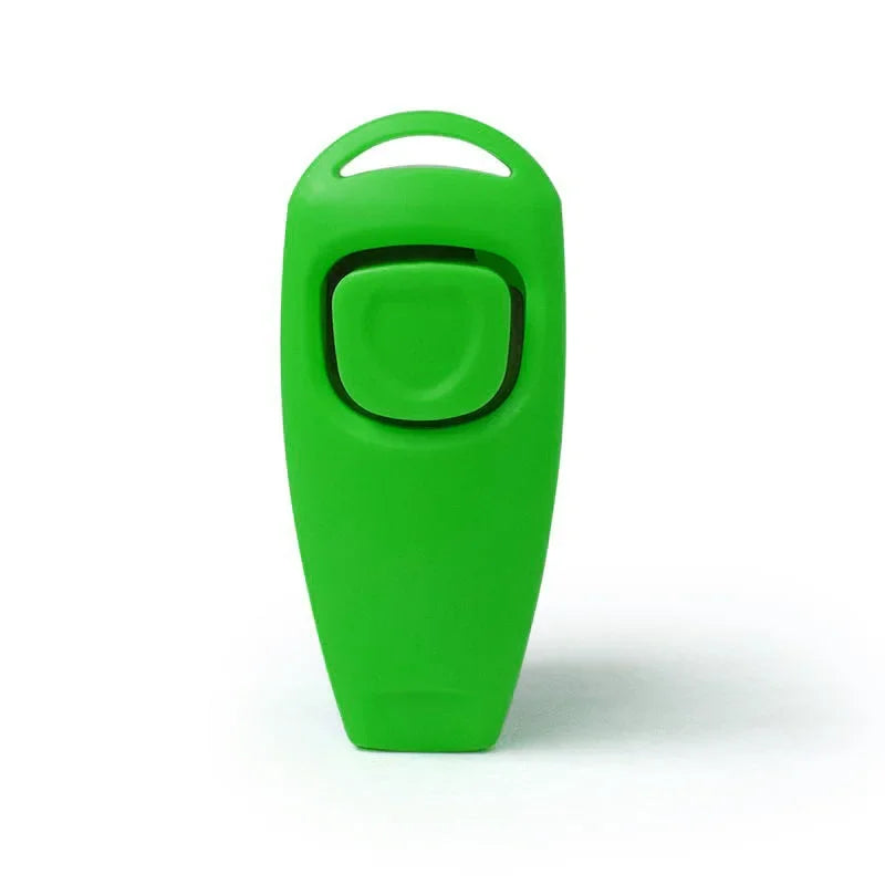 2 In 1 Dog Training Clicker And Whistle With Key Ring