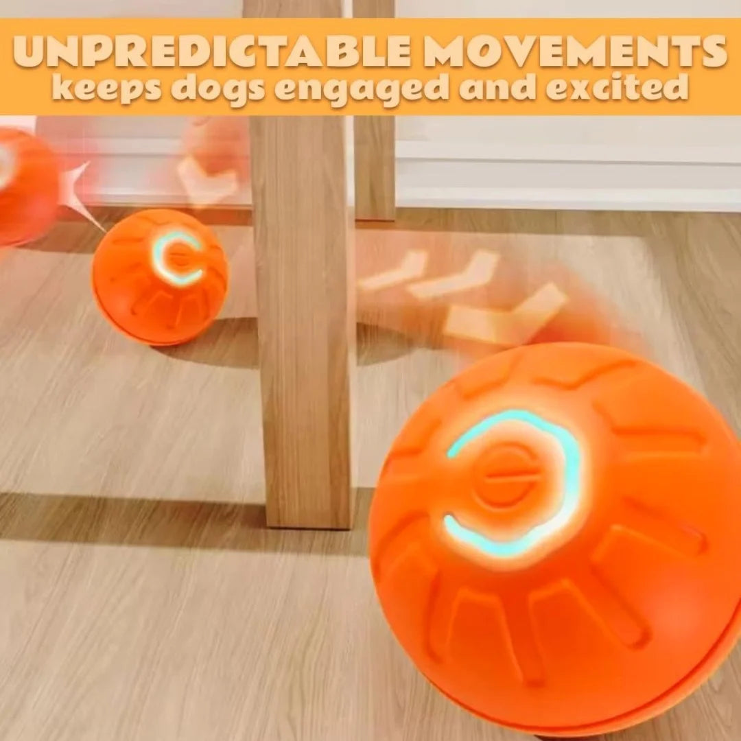 Smart Bouncing Pet Ball With Automatic Motion Toy For Cats And Dogs