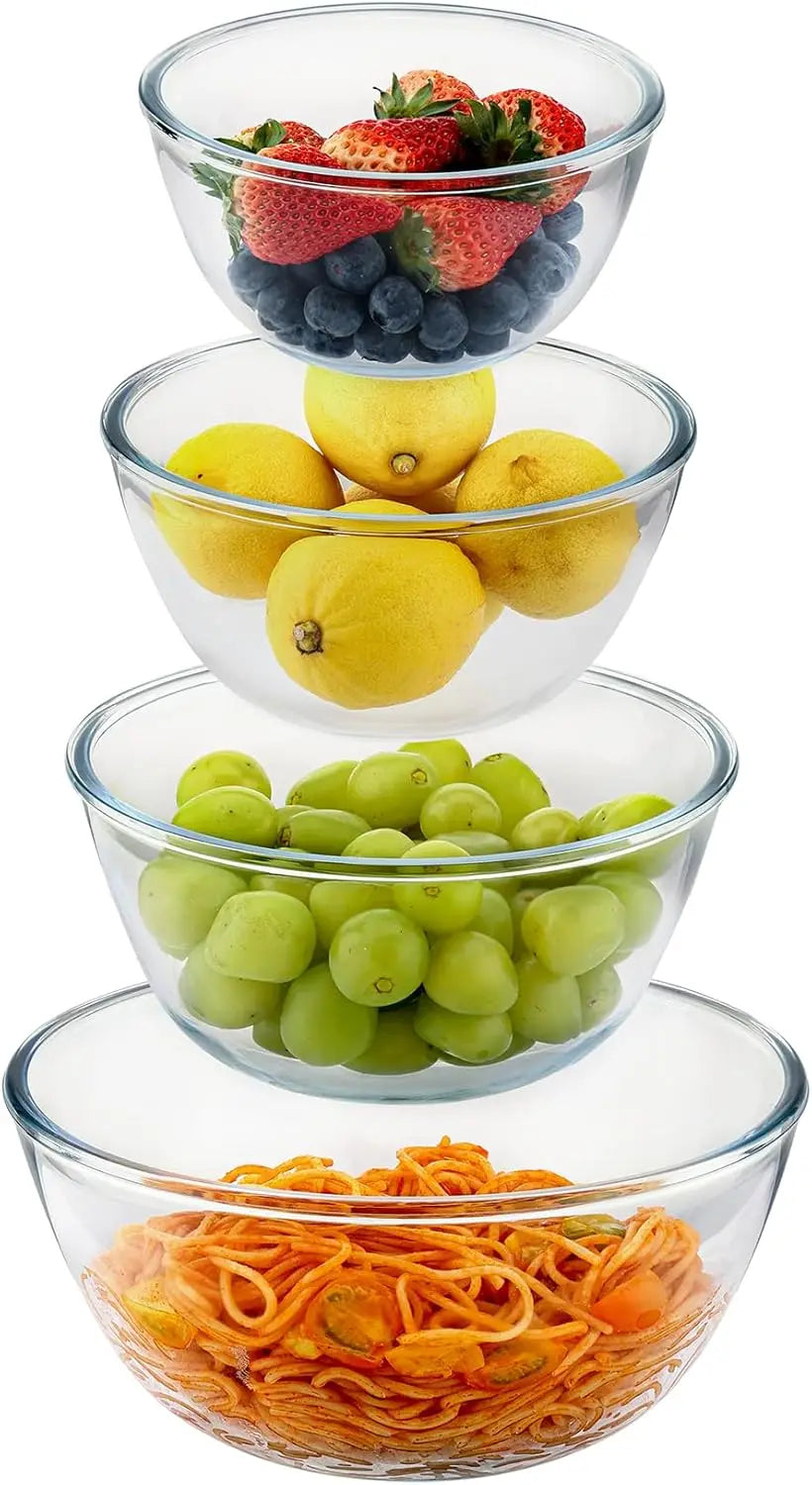 Nesting Glass Mixing Bowls Set