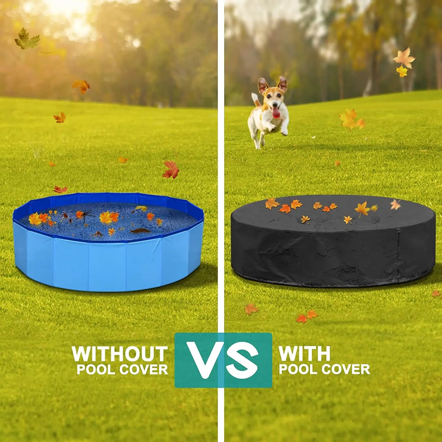 PETRAVEL Dog Portable Swimming Pool For Large Pets Durable Tub