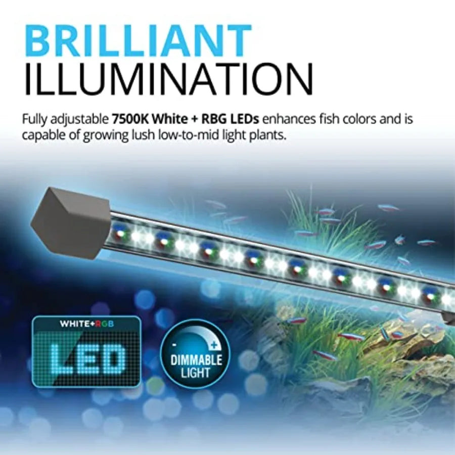 Freshwater Aquarium Kit For Home Use With Leakproof Design