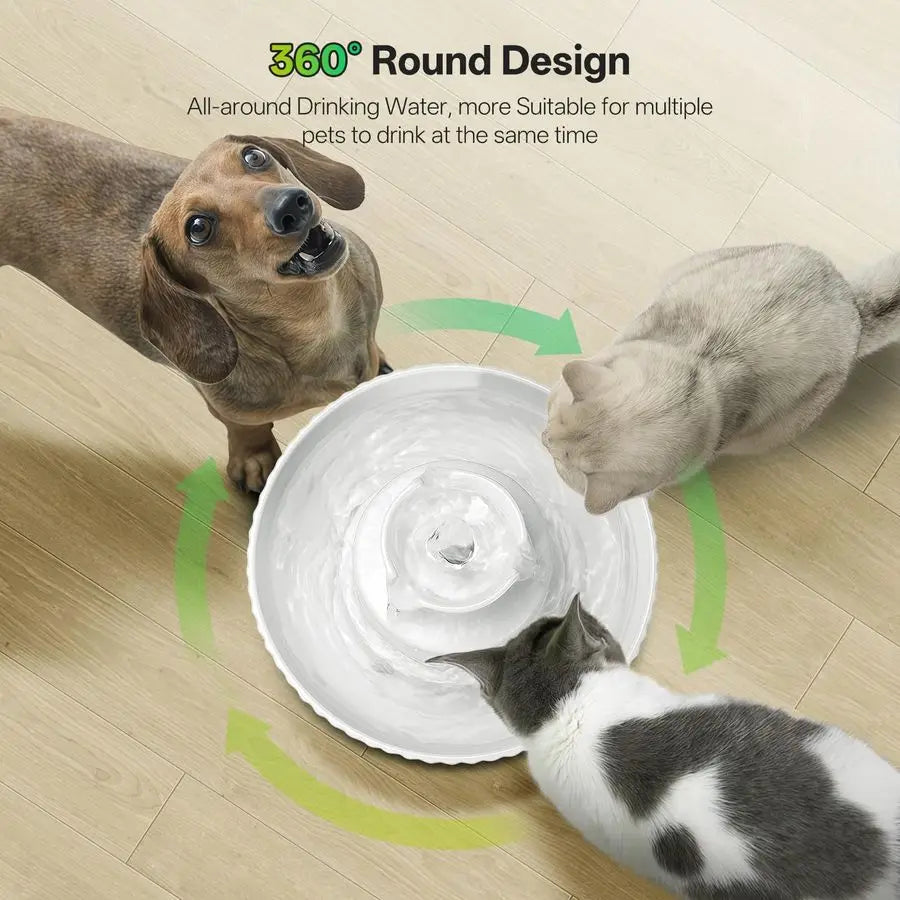Cat And Dog Water Fountain