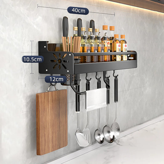 Metal Kitchen Shelf With Drainage Design Easy To Clean