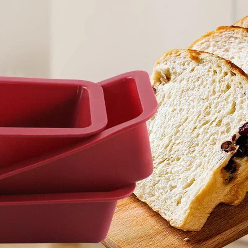 Food Grade Silicone Baking Molds Nonstick Rectangular Cake Pans