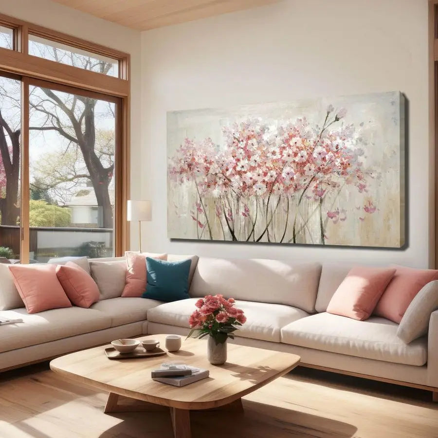 Floral Oil Painting Canvas Art Wall Decor Botanical