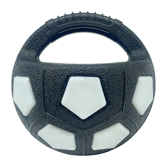Dog Calming Ball With Handle Interactive Squeaky Football Toy