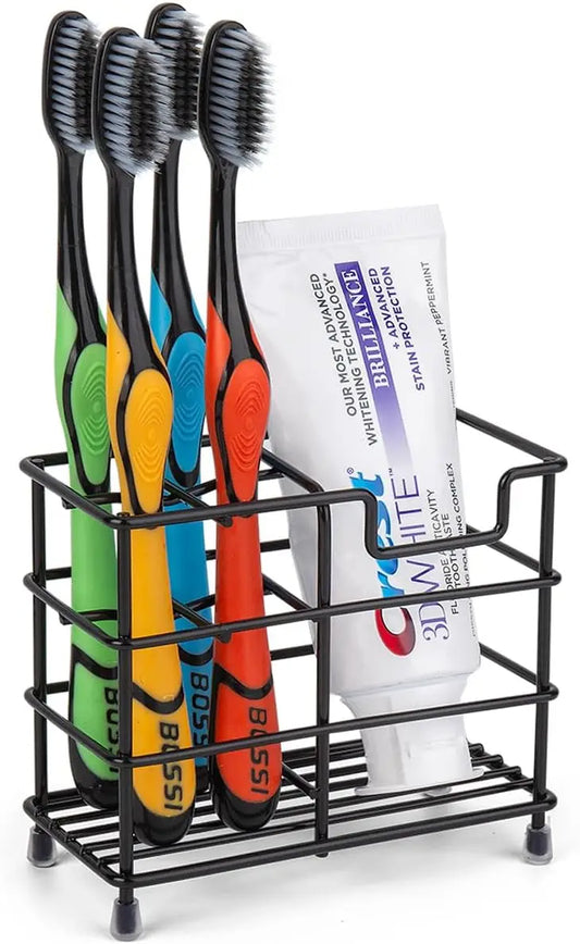 Stainless Steel Toothbrush and Toothpaste Holder for Bathroom