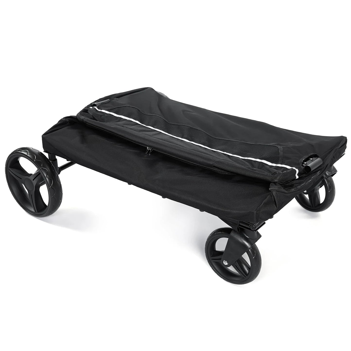 Dog Pushchair, 2-in-1 Dog Stroller & Wagon for Large Medium Dogs, Foldable All-Terrain Pet Buggy, 50 kg Capacity