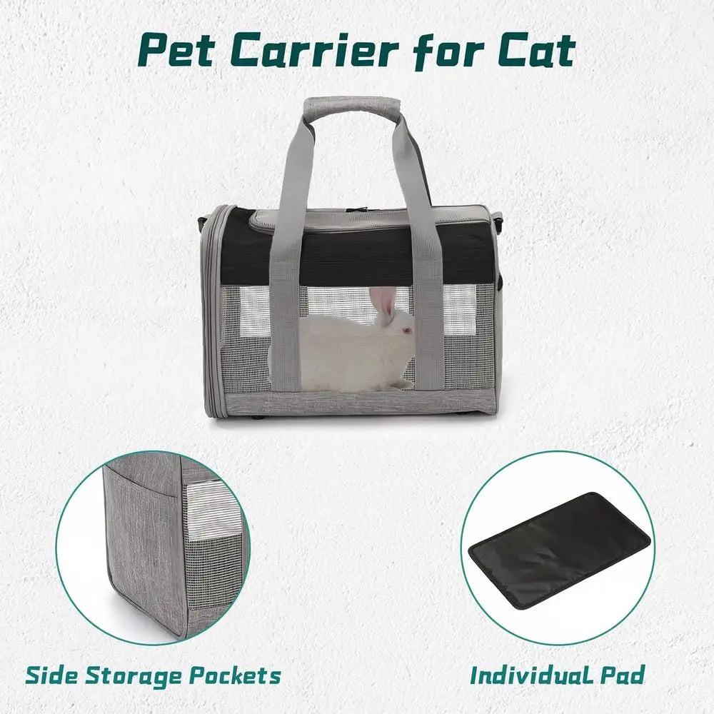 Bunny Carrier Travel Bag For Small Pets Breathable Nylon
