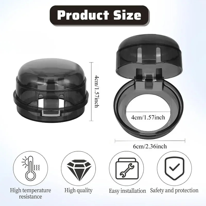 Stove Knob Covers for Child Safety Guards Universal Oven Locks