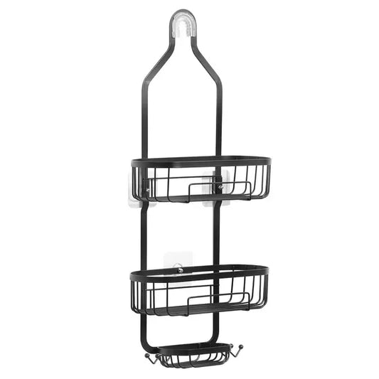 Shower Caddy 3-Tier Hanging Organizer With Soap Holder And Hooks