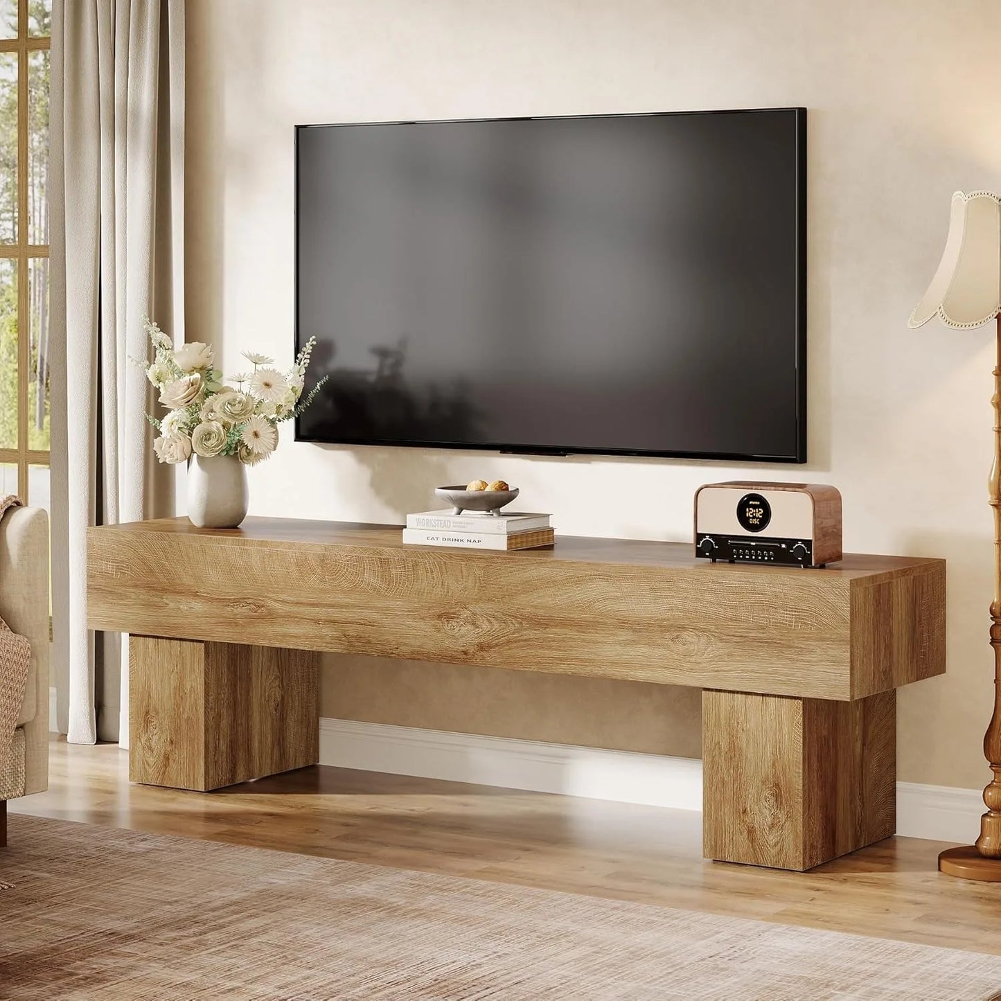 Little Tree Farmhouse TV Stand and Entertainment Center