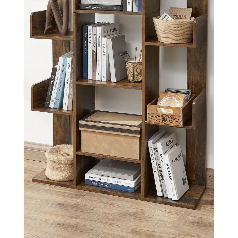 XMSJ Tree Shaped Bookshelf With 13 Storage Shelves
