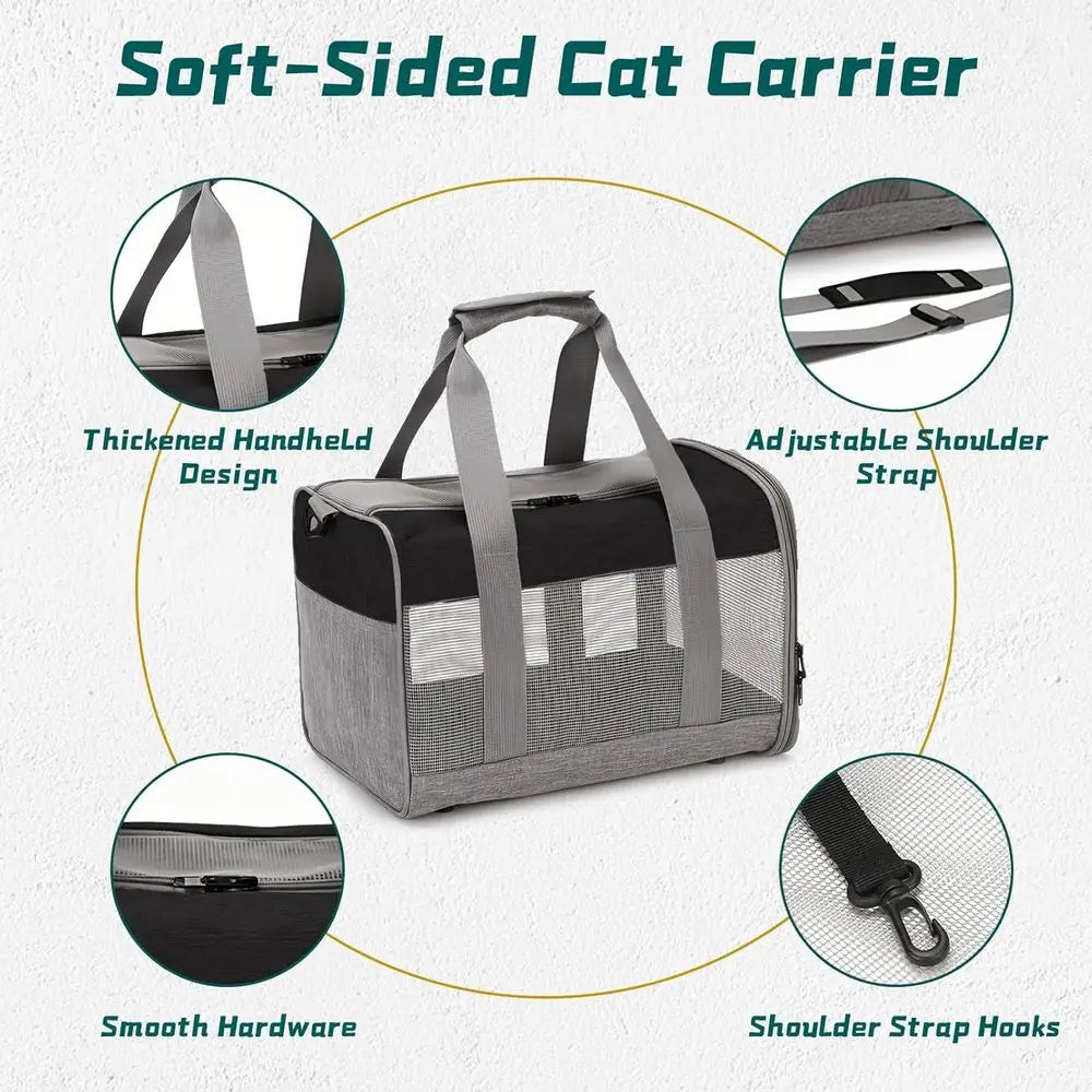Bunny Carrier Travel Bag For Small Pets Breathable Nylon