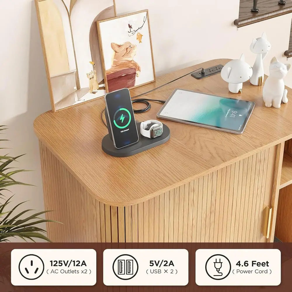 Premium Litter Box Enclosure With Charging Dock And Robot