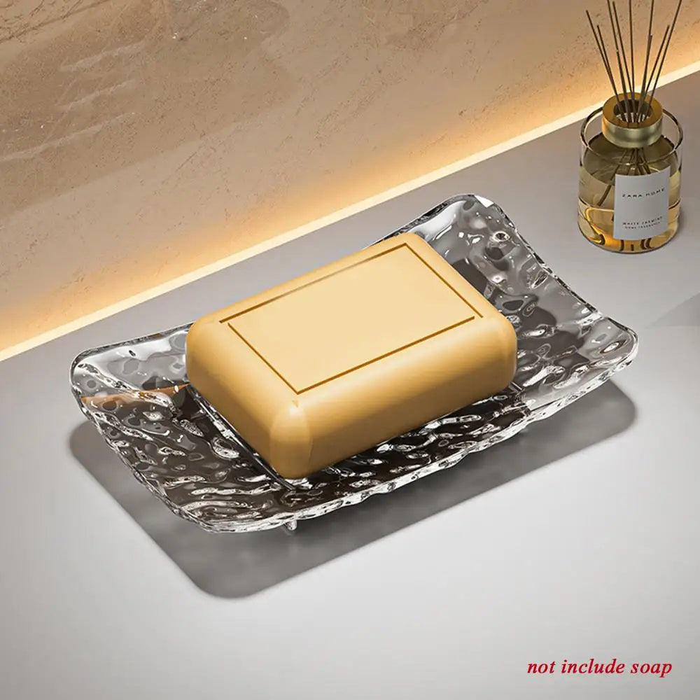 Light Luxury Soap Holder Rack for Bathroom Storage