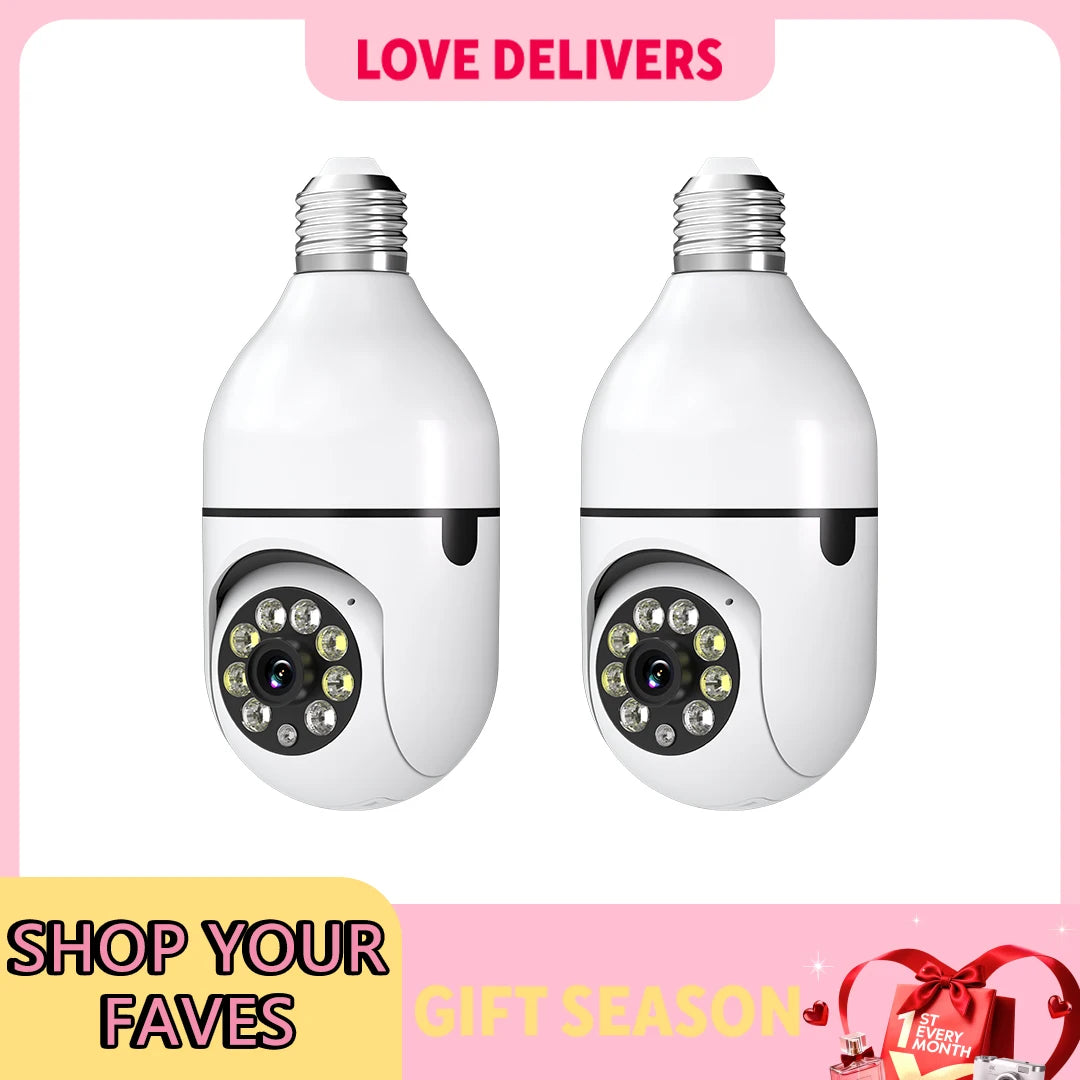 BoyKeep Ease Life App Light Bulb Security Cameras Outdoor Wireless