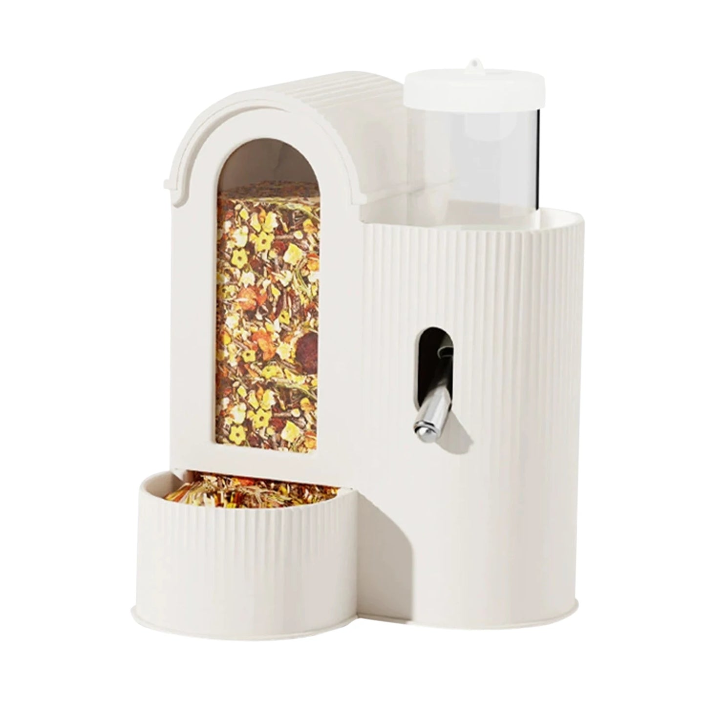 Alloet 2-In-1 Automatic Hamster Feeder And Waterer No Drip