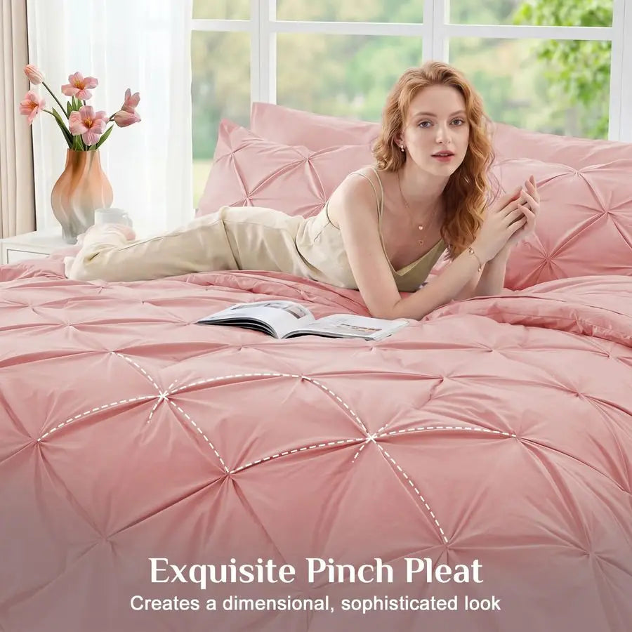 All Season Comforter Set Bed In A Bag SevenPiece Bedding