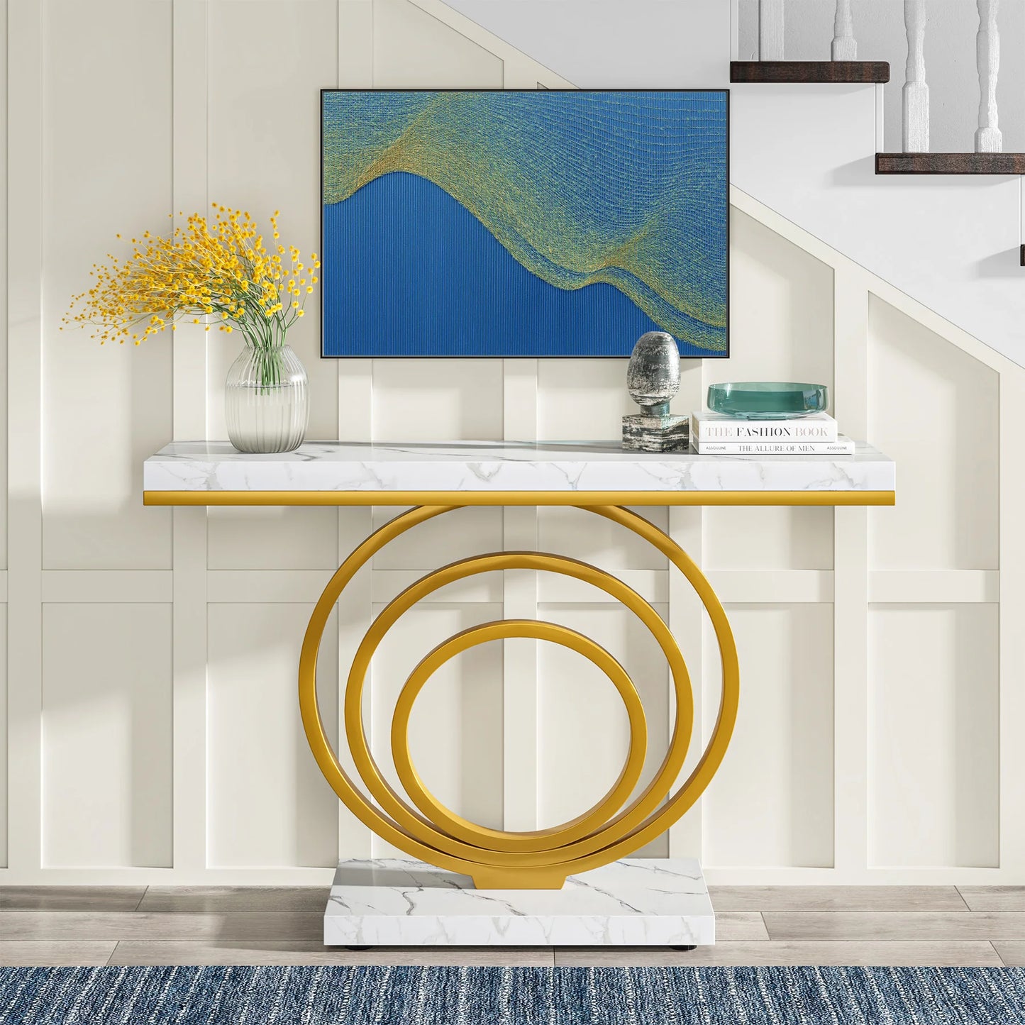 Tribesigns Modern Console Table for Living Room Entryway Decor