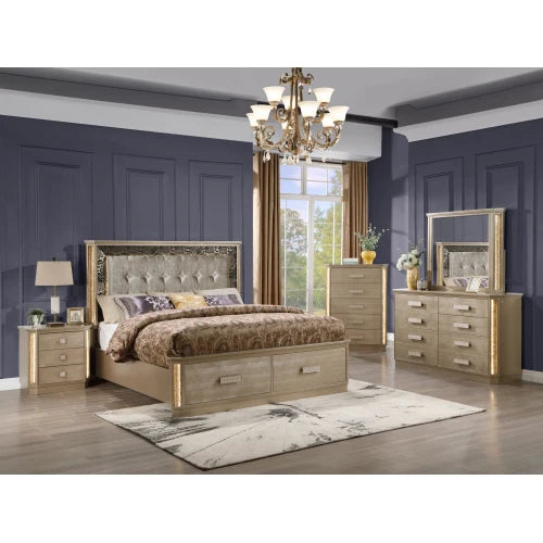 5-Piece Wood Bedroom Set For Modern Home Furniture