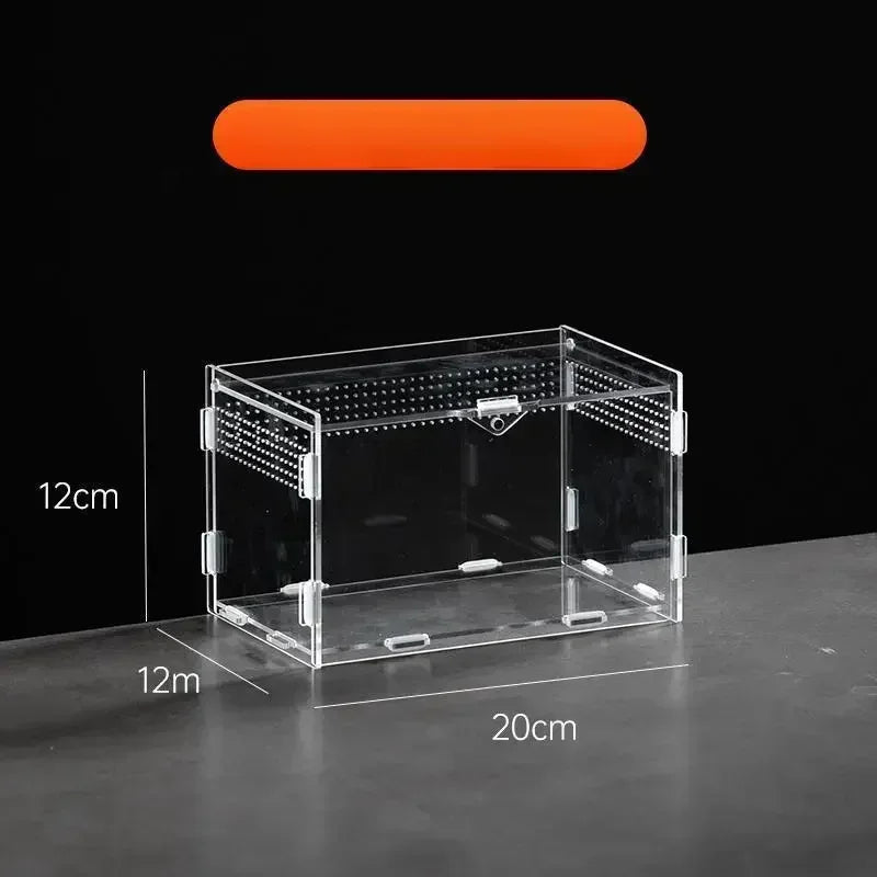 Acrylic Reptile Terrarium Breeding Box Enclosure For Pets